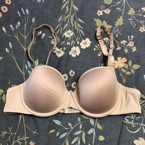 ThirdLove 24/7 Classic T-Shirt Adjustable Underwire Bra in Nude Size 36A 1/2